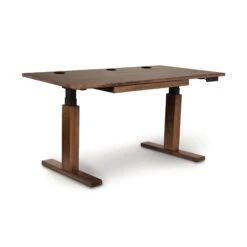Invigo Sit-Stand Desk -HomeNest Store Invigo Walnut Sit Stand desk pg7wa3 459aa869 bd36 44bf 8ff2 fdbe53887122