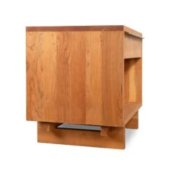 Kipling 1-Drawer Enclosed Shelf Wide Nightstand -HomeNest Store Kipling 1 Drawer Enclosed Shelf Wide Nightstand 2