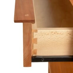 Kipling 1-Drawer Enclosed Shelf Wide Nightstand -HomeNest Store Kipling 1 Drawer Enclosed Shelf Wide Nightstand 4