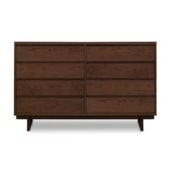 Kipling 8-Drawer Dresser -HomeNest Store Kipling 8 Drawer Dresser Natural Walnut