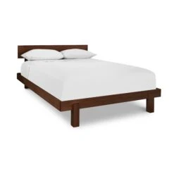Kipling Bed -HomeNest Store Kipling Platform Bed Queen Natural Walnut