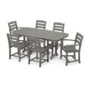 POLYWOOD La Casa Cafe 7-Piece Dining Set -HomeNest Store La Casa Cafe 7 Piece Dining Set