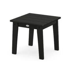 POLYWOOD Lakeside 18" End Table -HomeNest Store Lakeside 18 Inch End Table CTL19BL Black