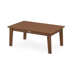 POLYWOOD Lakeside 23" X 36" Coffee Table -HomeNest Store Lakeside 23x36 Coffee Table CTL2336TE Teak
