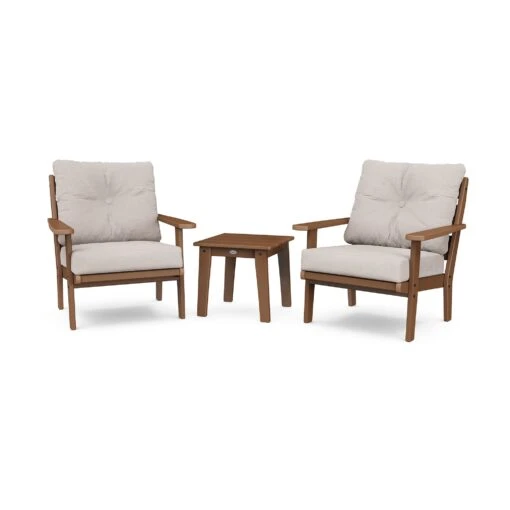 POLYWOOD Lakeside 3-Piece Deep Seating Chair Set - Image 4