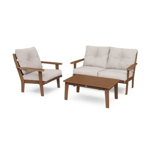 POLYWOOD Lakeside 3-Piece Deep Seating Set - Image 4
