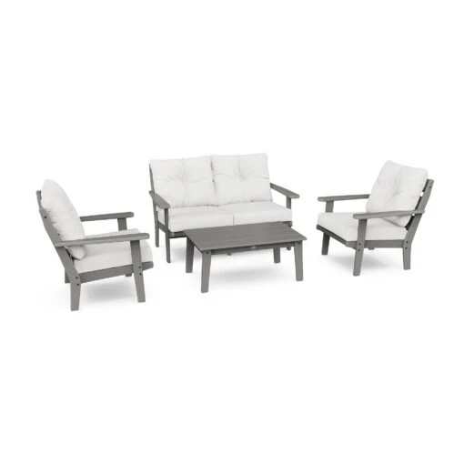 POLYWOOD Lakeside 4-Piece Deep Seating Set - Image 3