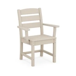 POLYWOOD Lakeside Dining Arm Chair -HomeNest Store Lakeside Dining Arm Chair TLD200SA Sand