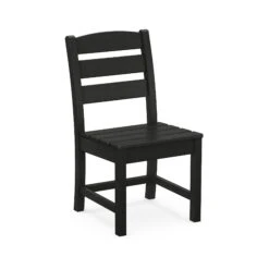 POLYWOOD Lakeside Dining Side Chair -HomeNest Store Lakeside Dining Side Chair TLD100BL Black