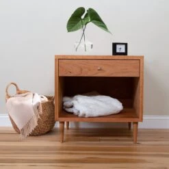 Larssen 1-Drawer Wide Nightstand -HomeNest Store Larssen 1 Drawer Enclosed Shelf Wide Nightstand Life 1 66e627f4 418c 49f3 bd37 945aec23e68c
