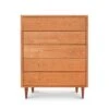 Larssen 5-Drawer Wide Chest -HomeNest Store Larssen 5 Drawer Chest