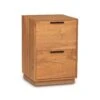 Linear Narrow Rolling File Cabinet -HomeNest Store Linear Cherry Narrow Rolling File Cabinet