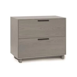 Linear Lateral File Cabinet -HomeNest Store Linear Oak Lateral File Cabinet