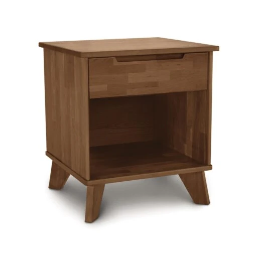 Linn 1-Drawer Enclosed Shelf Nightstand - Image 7