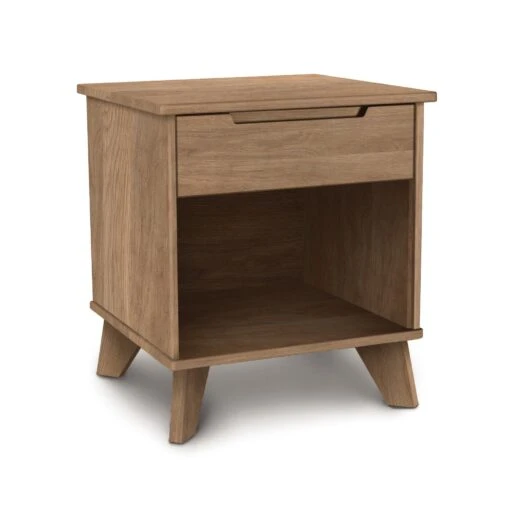 Linn 1-Drawer Enclosed Shelf Nightstand - Image 10