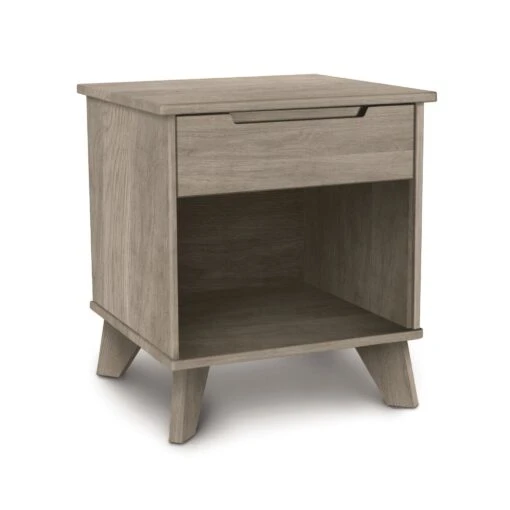Linn 1-Drawer Enclosed Shelf Nightstand - Image 8