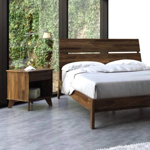 Linn 1-Drawer Enclosed Shelf Nightstand - Image 3