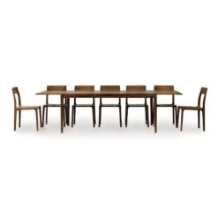 Lisse Extension Dining Table -HomeNest Store Lisse Walnut Extension Table 2