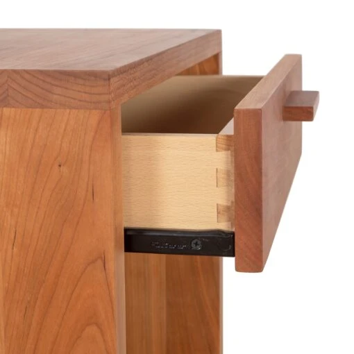 Loft 1-Drawer Enclosed Shelf Nightstand - Image 4