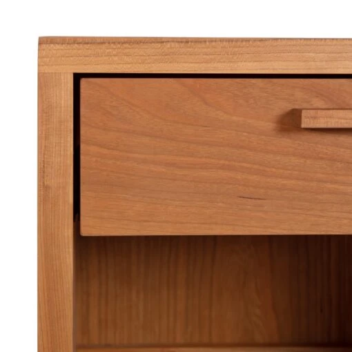 Loft 1-Drawer Enclosed Shelf Nightstand - Image 6