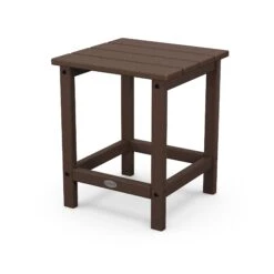 POLYWOOD Long Island 18" Side Table -HomeNest Store Long Island 18 Inch Side Table ECT18MA Mahogany