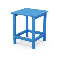 POLYWOOD Long Island 18" Side Table -HomeNest Store Long Island 18 Inch Side Table ECT18PB Pacific Blue
