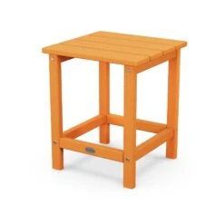 POLYWOOD Long Island 18" Side Table -HomeNest Store Long Island 18 Inch Side Table ECT18TA Tangerine