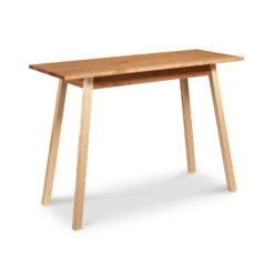 Manchester Two-Tone Compact Desk -HomeNest Store Manchester Two Tone Compact Desk Cherry Top Birch Legs