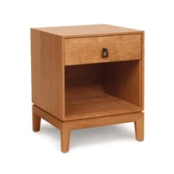 Mansfield 1-Drawer Enclosed Shelf Nightstand