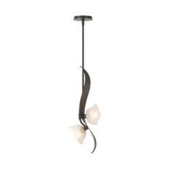 Mika 2-Light Pendant -HomeNest Store Mika 2 Light Pendant Dark Smoke