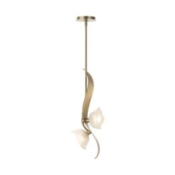Mika 2-Light Pendant -HomeNest Store Mika 2 Light Pendant Soft Gold