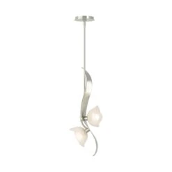 Mika 2-Light Pendant -HomeNest Store Mika 2 Light Pendant Sterling