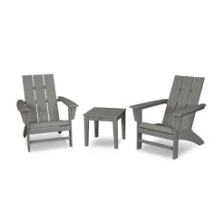 POLYWOOD Modern Adirondack 3-Piece Set