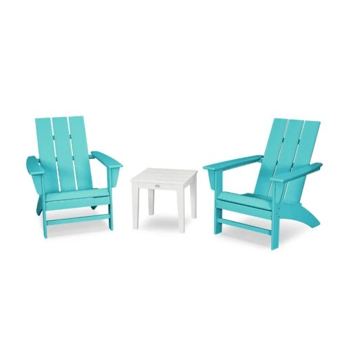 POLYWOOD Modern Adirondack 3-Piece Set - Image 8