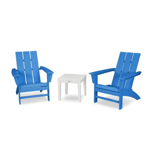 POLYWOOD Modern Adirondack 3-Piece Set - Image 10