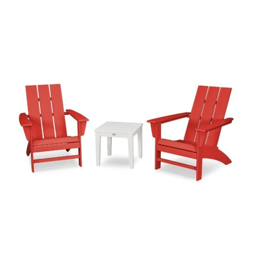 POLYWOOD Modern Adirondack 3-Piece Set - Image 9