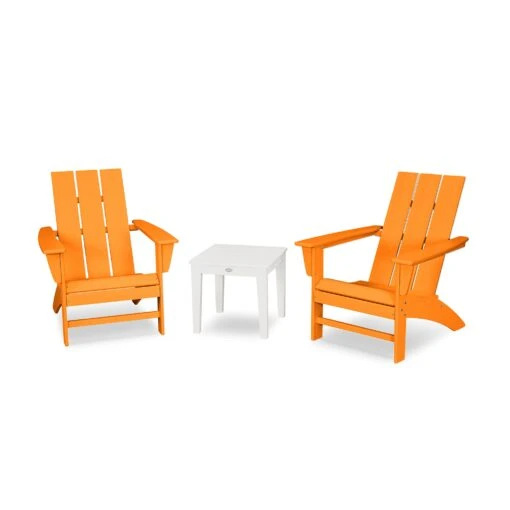 POLYWOOD Modern Adirondack 3-Piece Set - Image 11