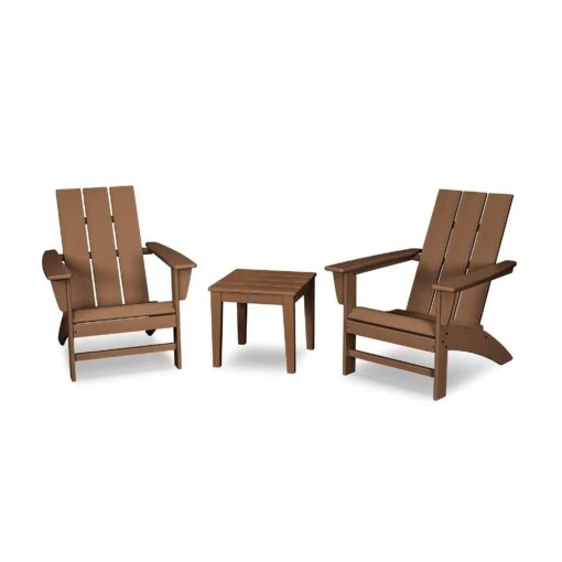 POLYWOOD Modern Adirondack 3-Piece Set - Image 4