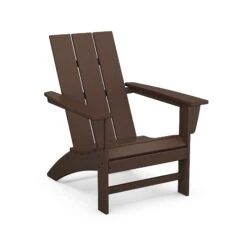 POLYWOOD Modern Adirondack Chair -HomeNest Store Modern Adirondack Chair AD420MA Mahogany