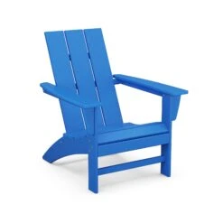 POLYWOOD Modern Adirondack Chair -HomeNest Store Modern Adirondack Chair AD420PB Pacific Blue