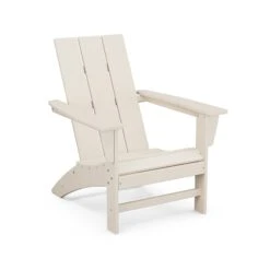 POLYWOOD Modern Adirondack Chair -HomeNest Store Modern Adirondack Chair AD420SA Sand