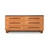 Modern American 6-Drawer Dresser #1 -HomeNest Store Modern American 6 Drawer Dresser 1 Symmetrical