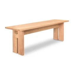 Modern American Bench -HomeNest Store Modern American Dining Bench 56 Inch Natural Maple