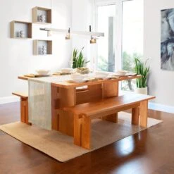 Modern American Bench -HomeNest Store Modern American Dining Table Life 1 3a7bdd17 a0c4 4095 b6fd 2b7624e79e58