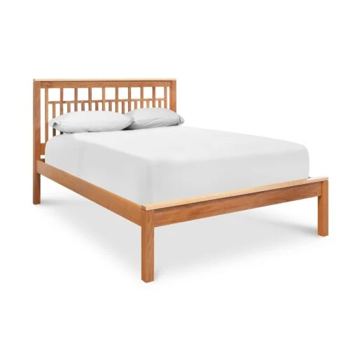Modern American Trellis Low Footboard Bed - Image 3