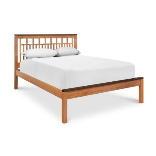 Modern American Trellis Low Footboard Bed - Image 4