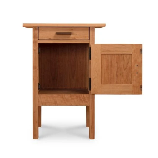 Modern Craftsman 1-Drawer Nightstand With Door - Image 3