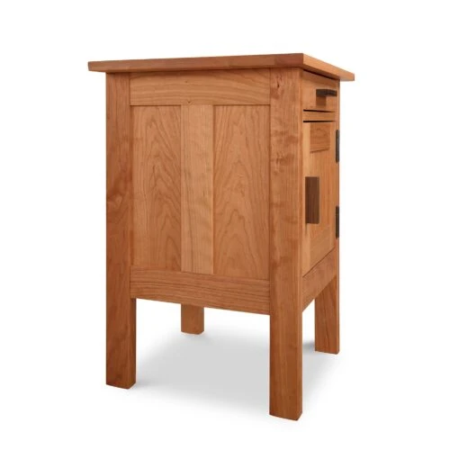 Modern Craftsman 1-Drawer Nightstand With Door - Image 4