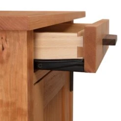 Modern Craftsman 1-Drawer Nightstand With Door -HomeNest Store Modern Craftsman 1 Door 1 Drawer Nightstand 4 zan4gs