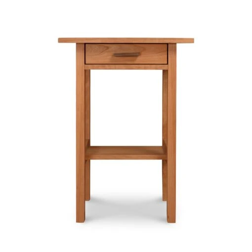Modern Craftsman 1-Drawer Open Shelf Nightstand - Image 2